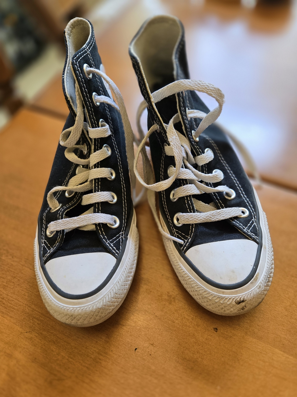 Converse Black and White Low-Top Canvas Sneakers